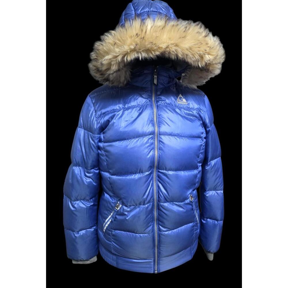 Girl's Bright Blue Gerry "Larkspur" Down insulated Puffer Jacket Size LG(14-16)
